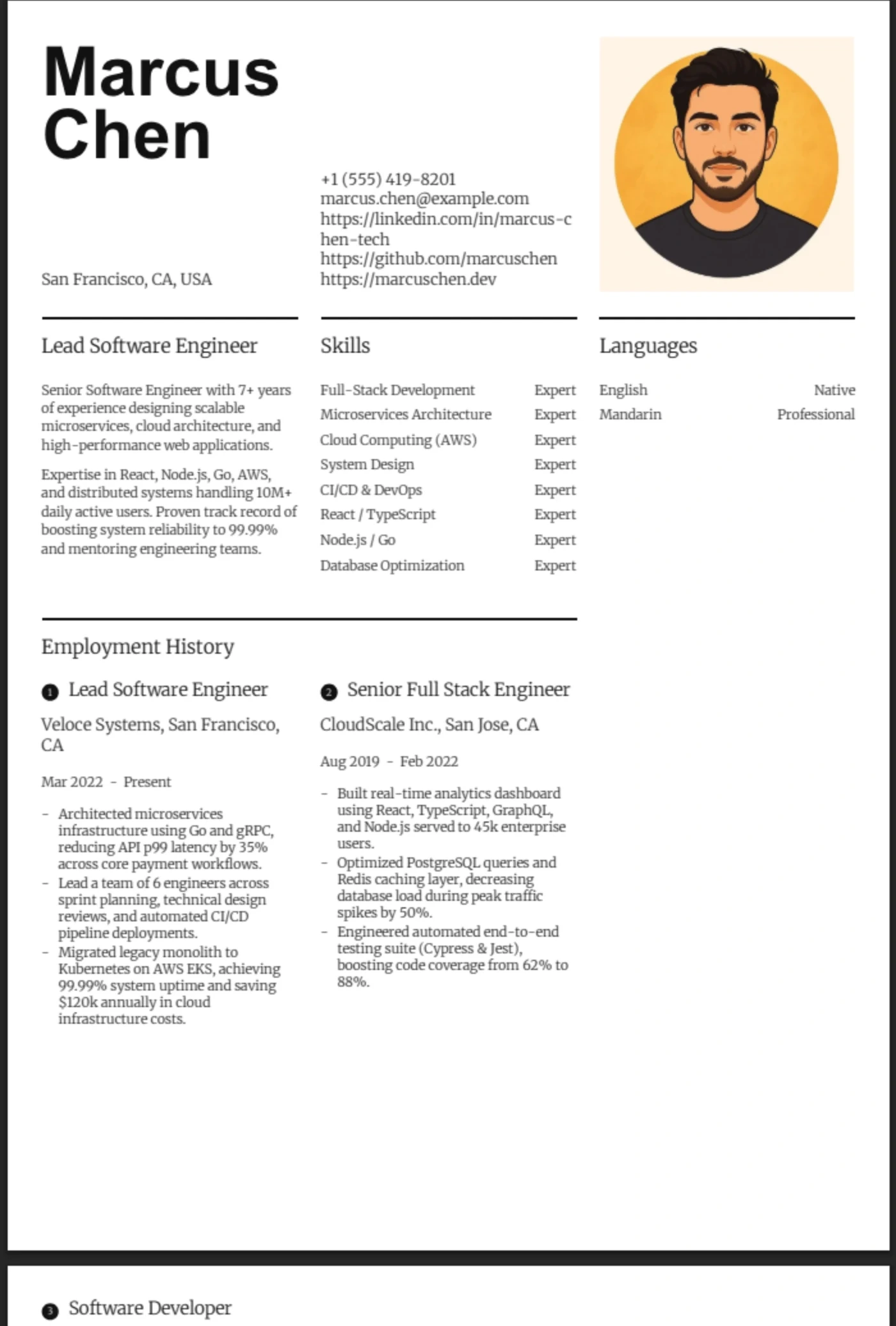 Infographic template