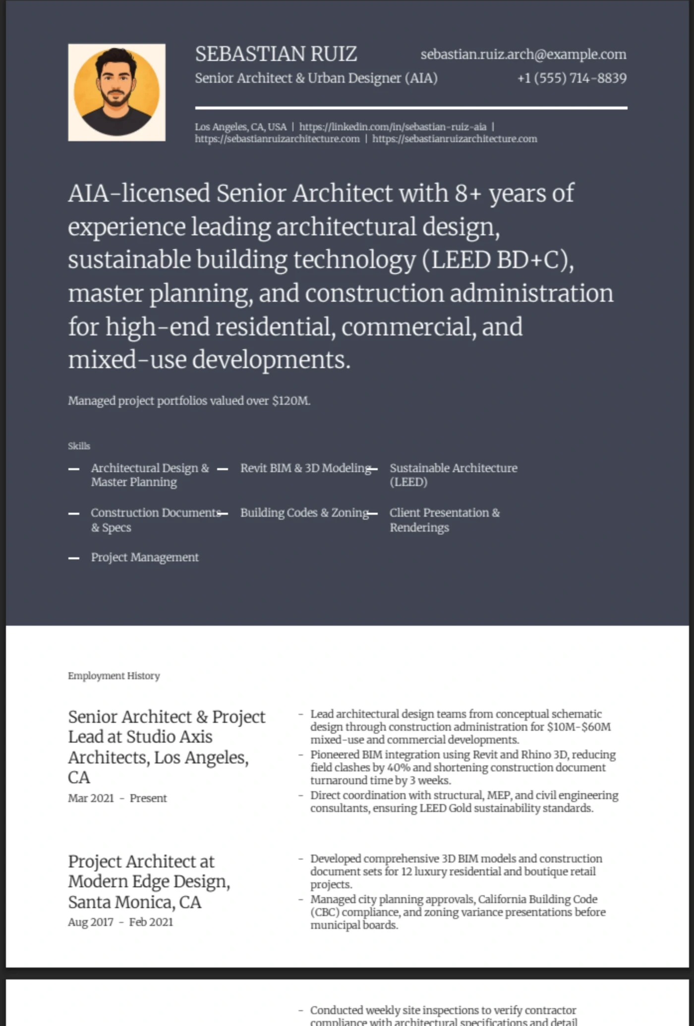 Statement β Architect