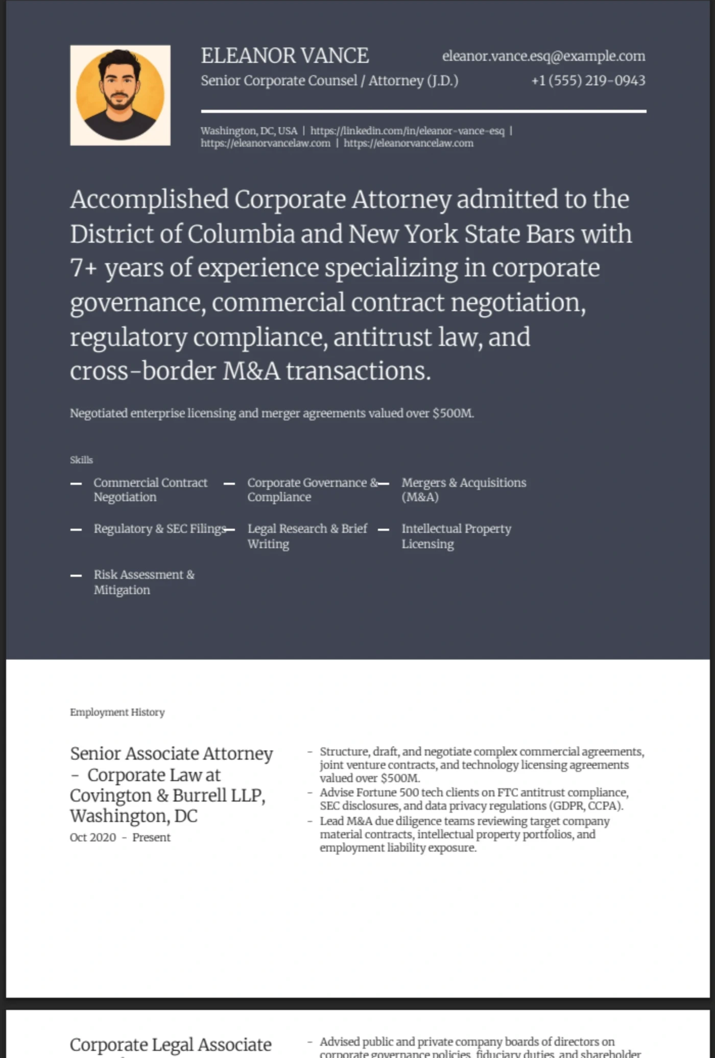 Statement — Attorney