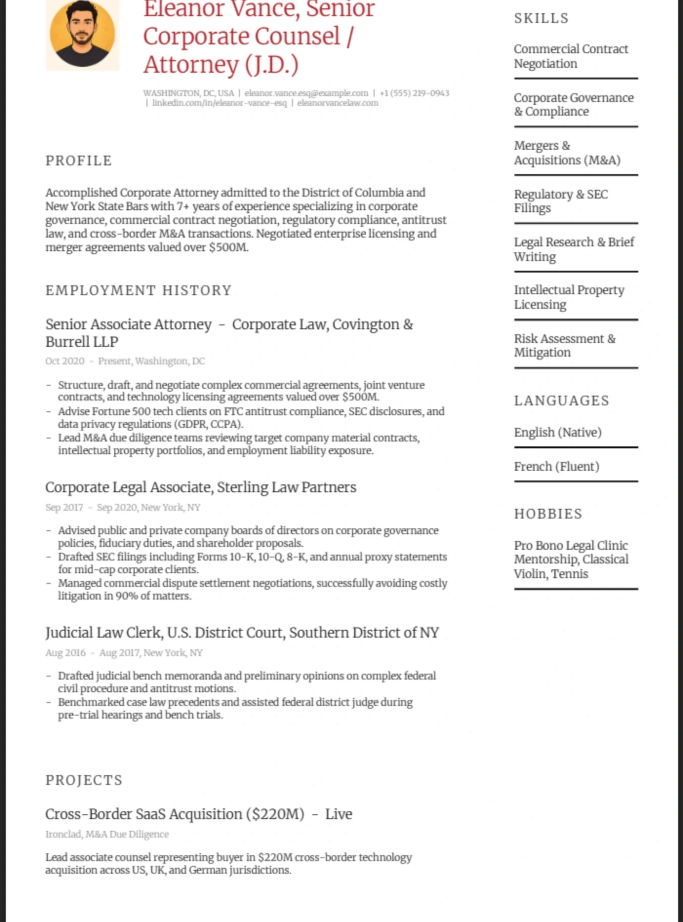 Couture — Attorney