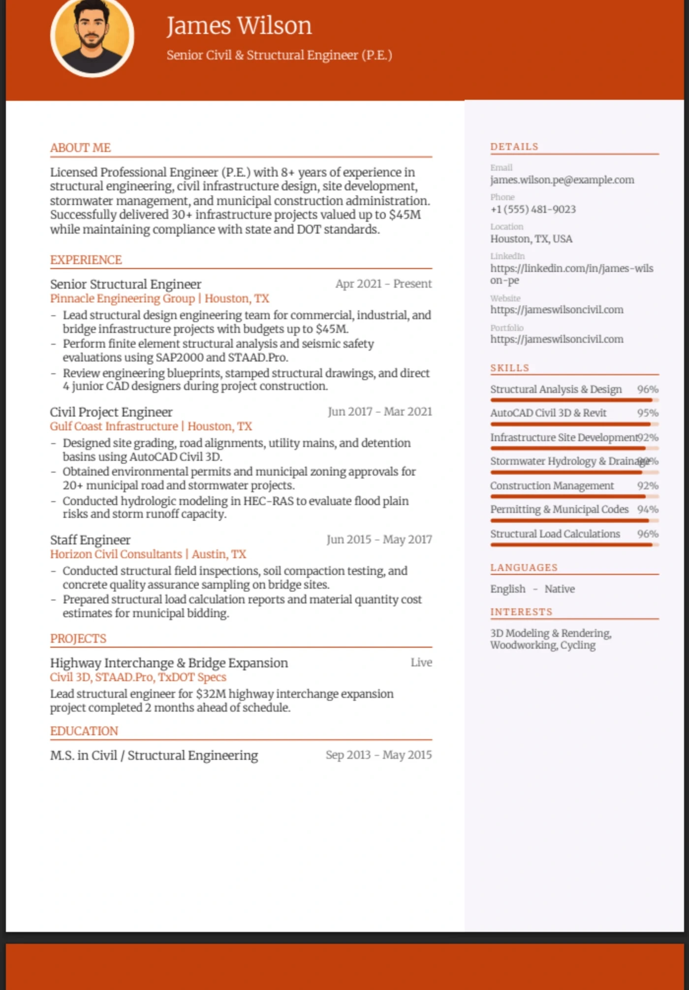 Creative — Civil Engineer