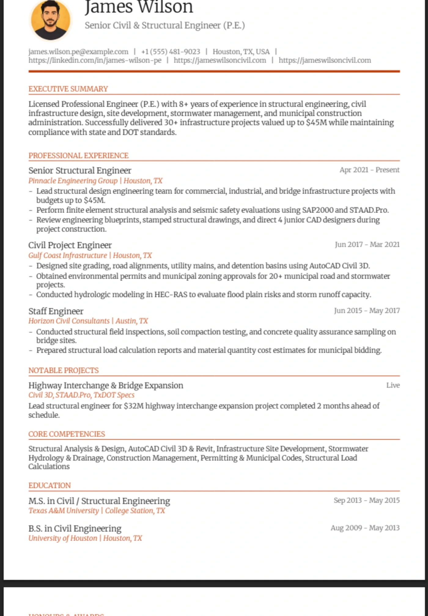 Executive β Civil Engineer