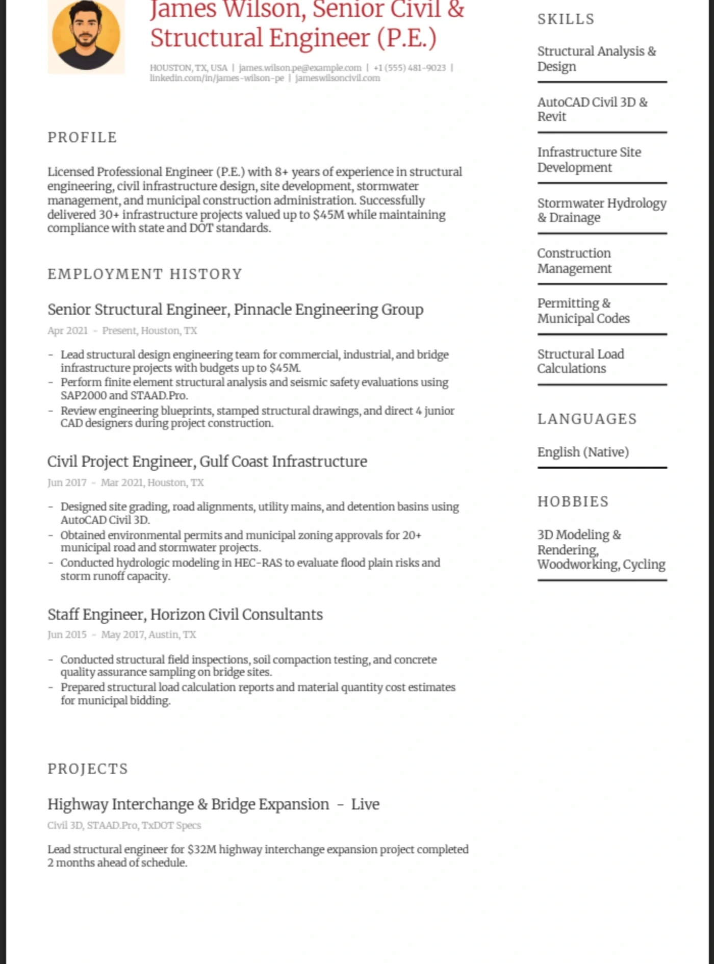 Couture β Civil Engineer