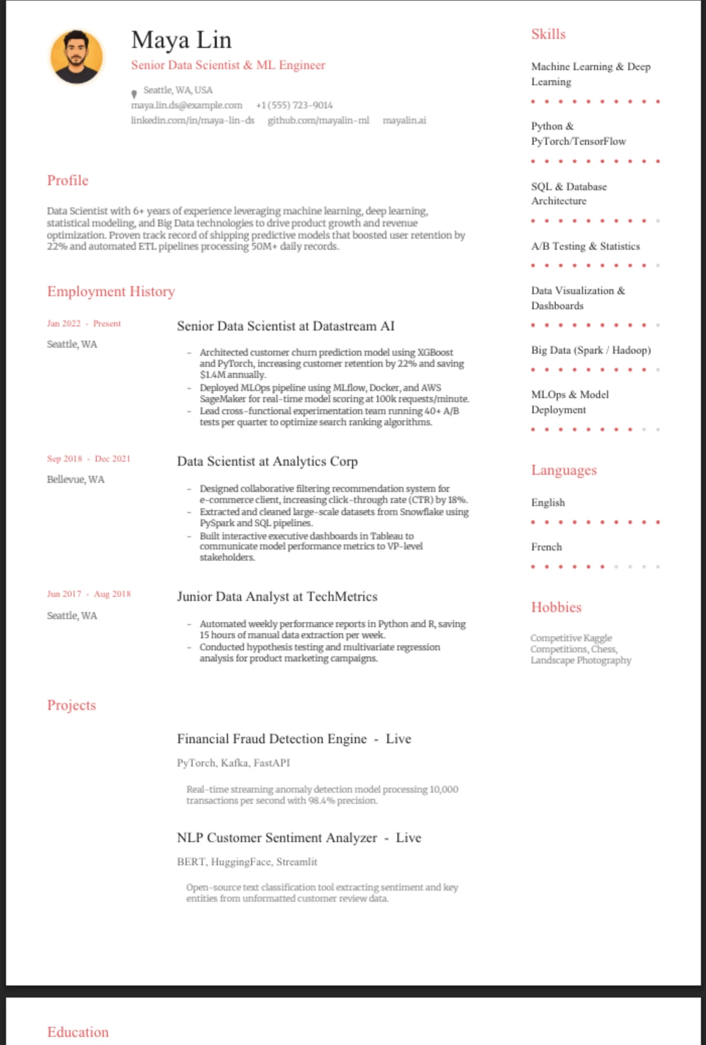 Coral — Data Scientist