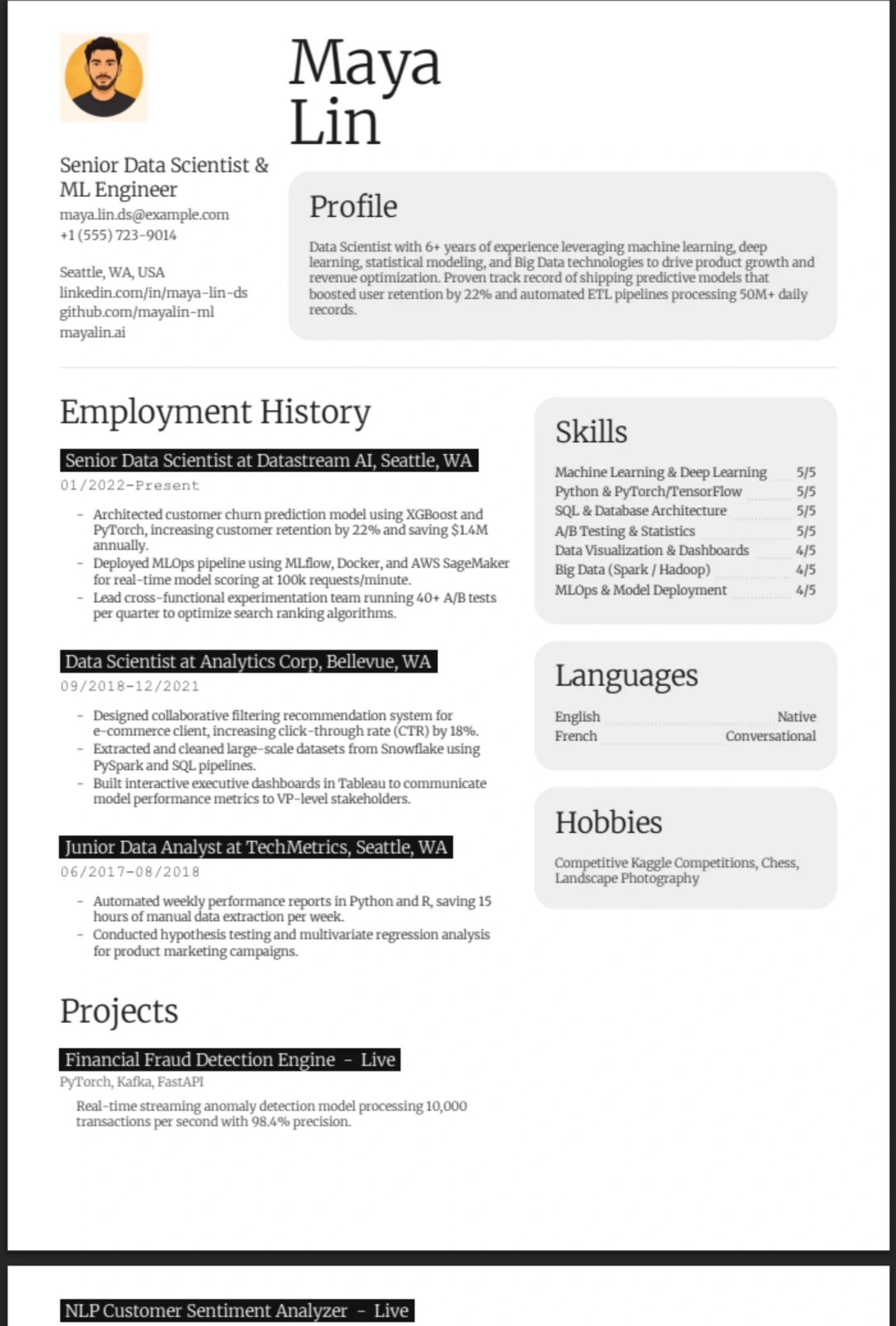 Modular — Data Scientist