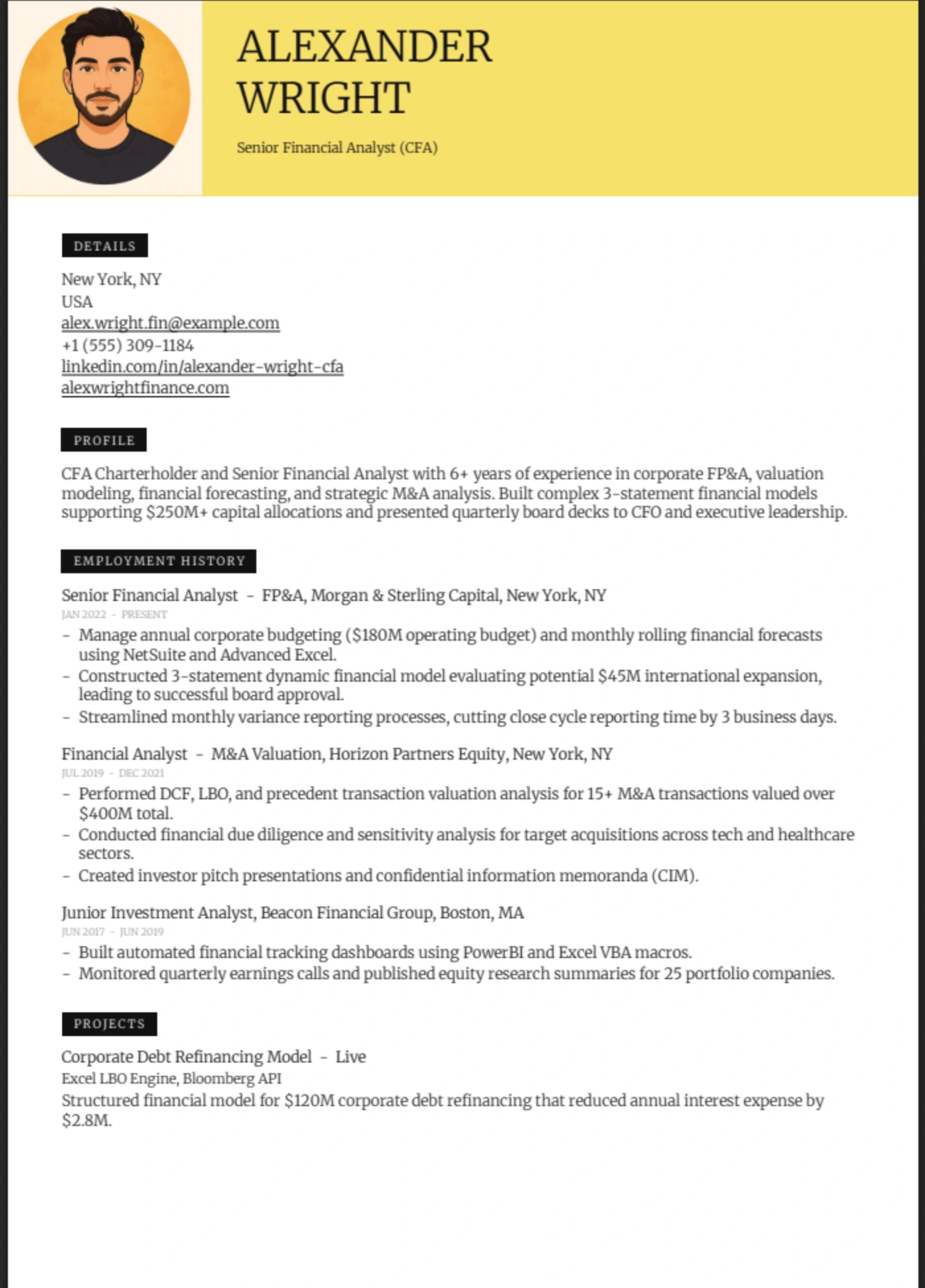 Solar — Financial Analyst