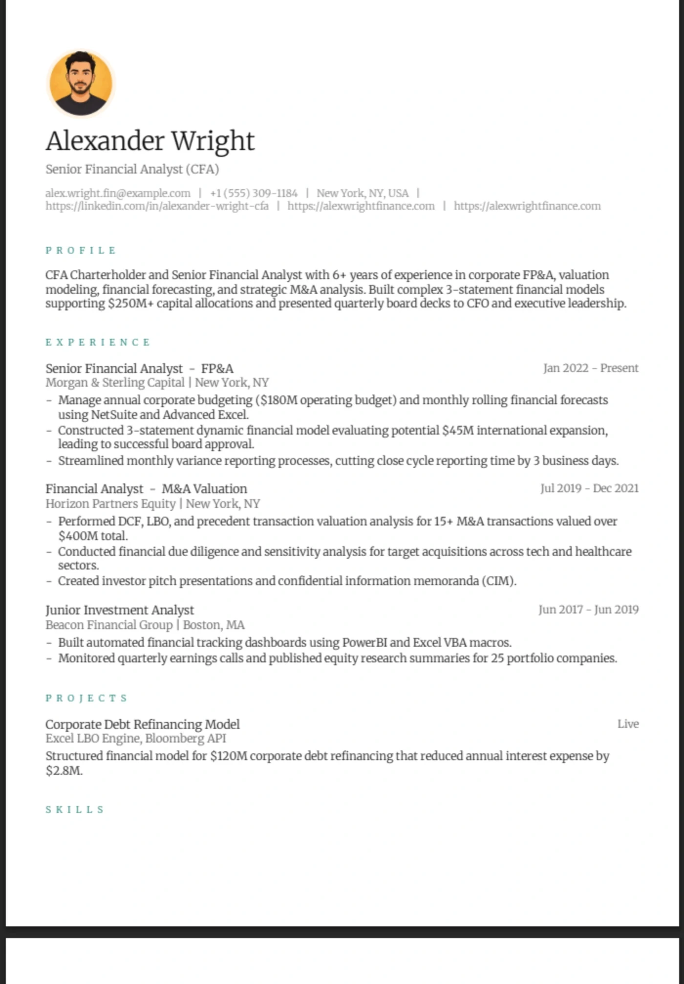 Zen — Financial Analyst