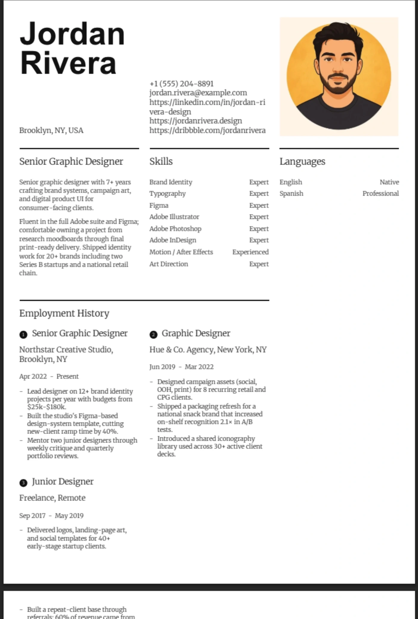 Infographic β Graphic Designer