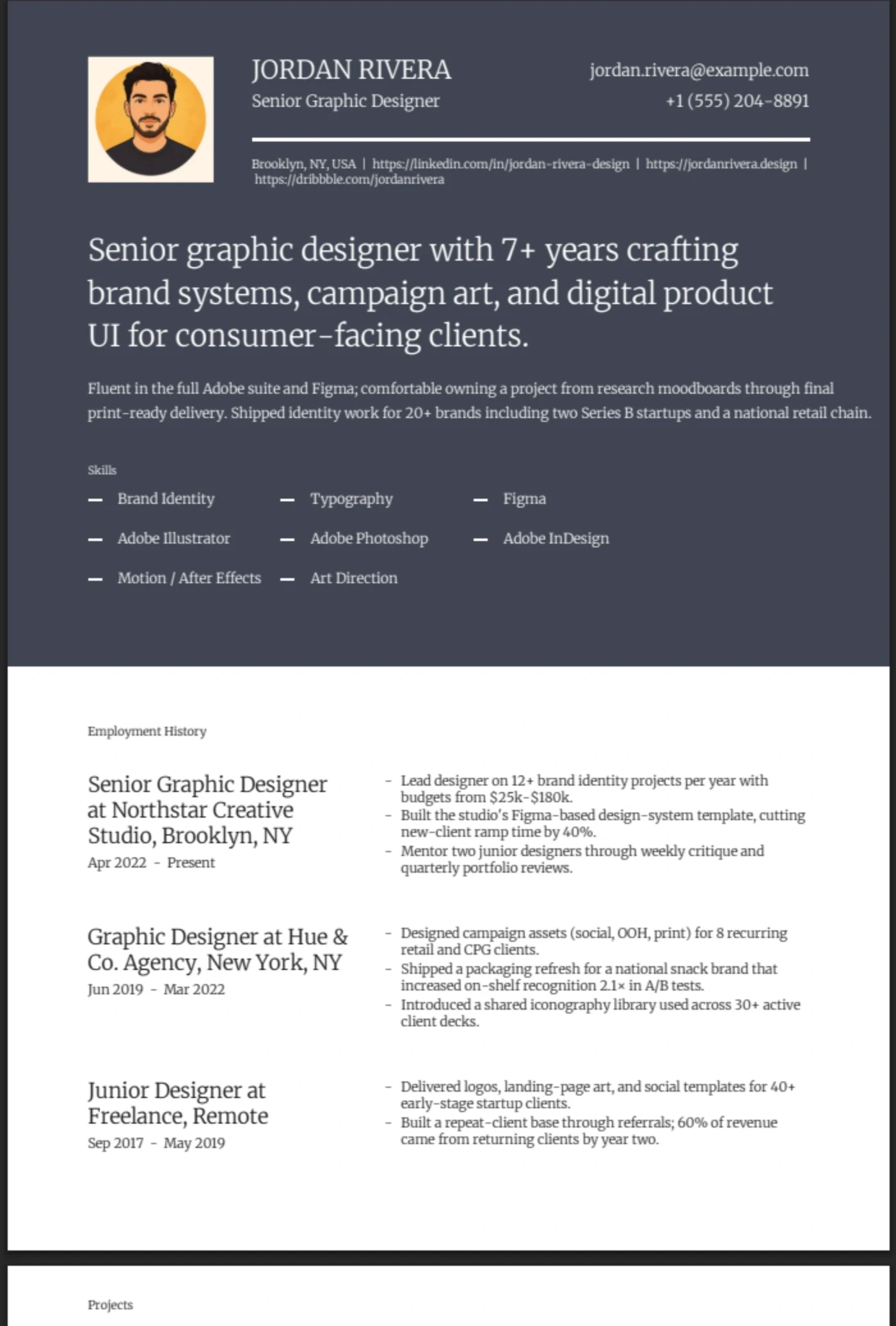 Statement β Graphic Designer