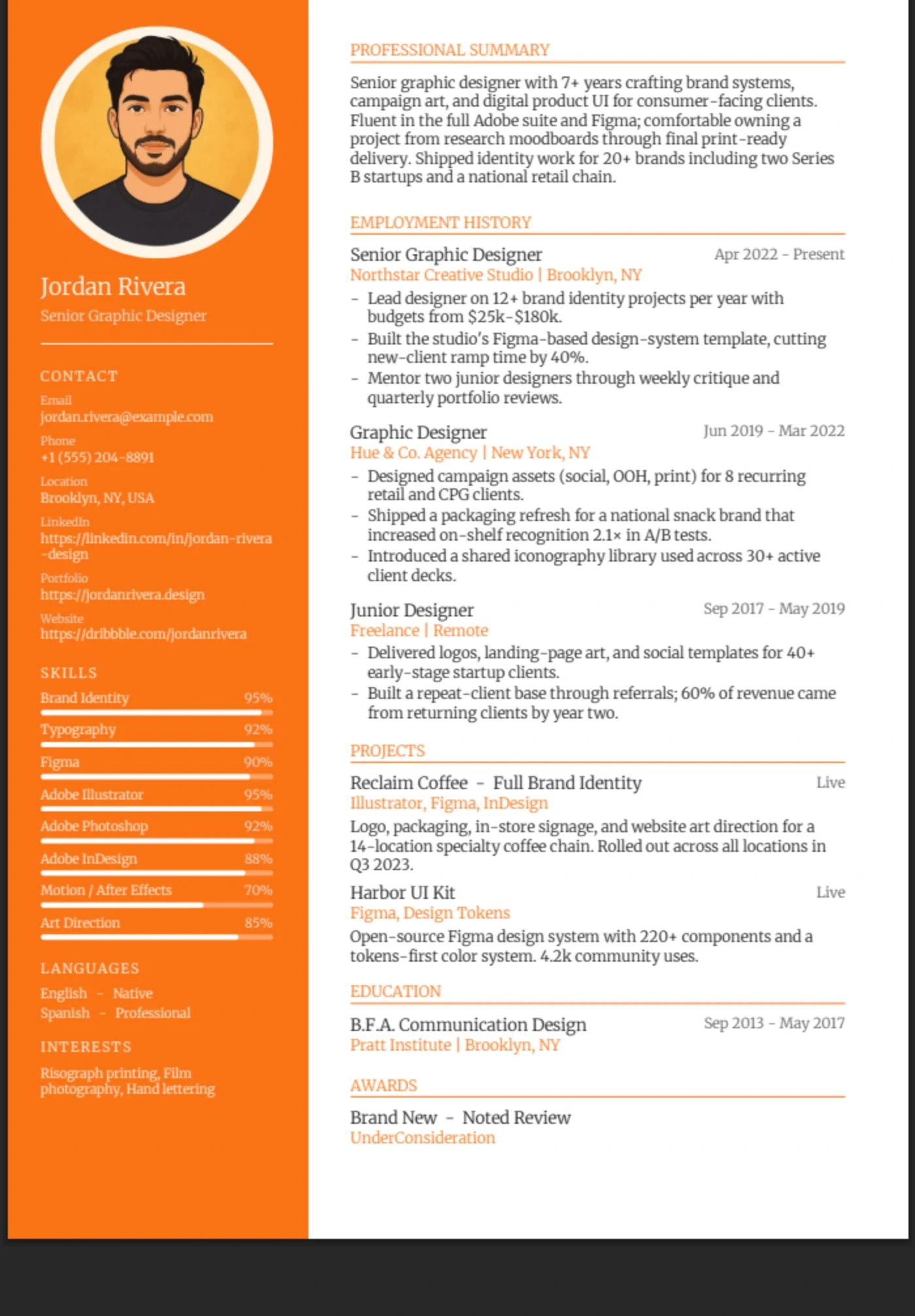 Modern — Graphic Designer