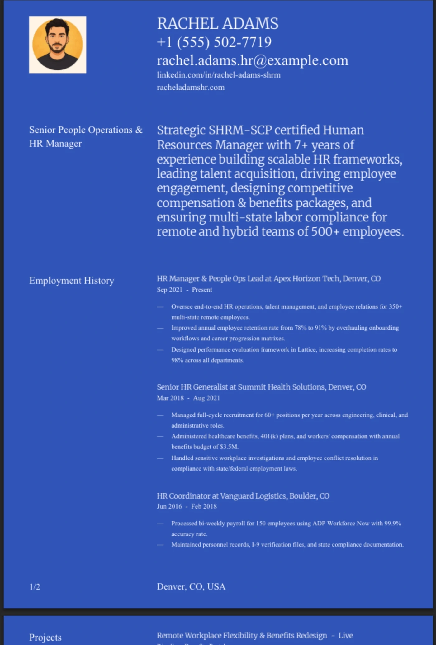 Blueprint — HR Manager
