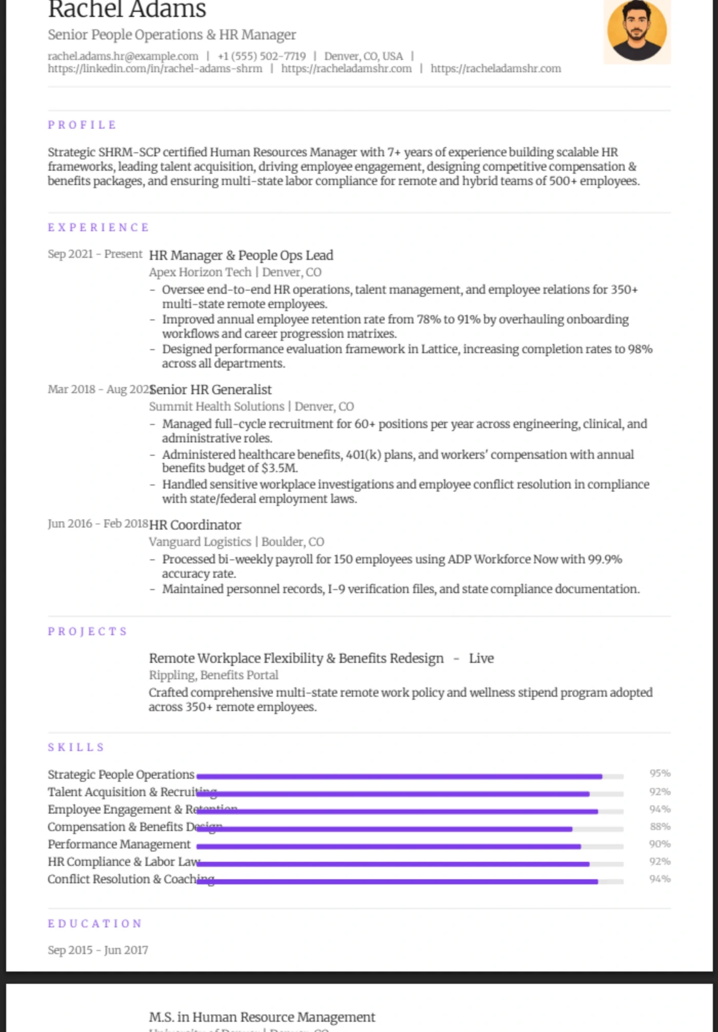 Minimal — HR Manager