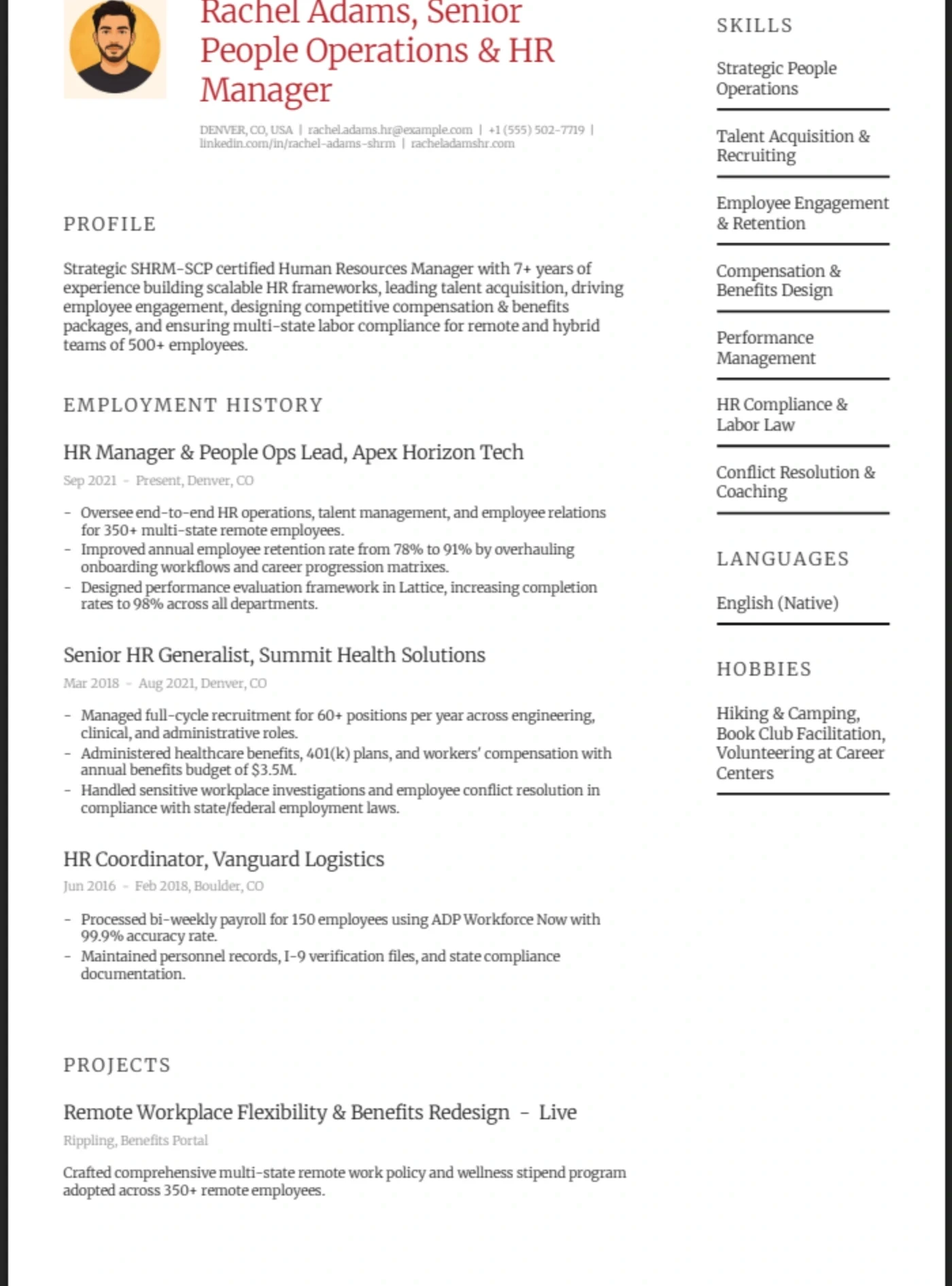Couture — HR Manager