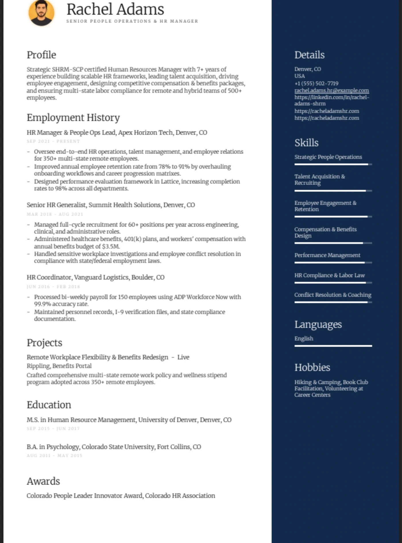 Maritime — HR Manager