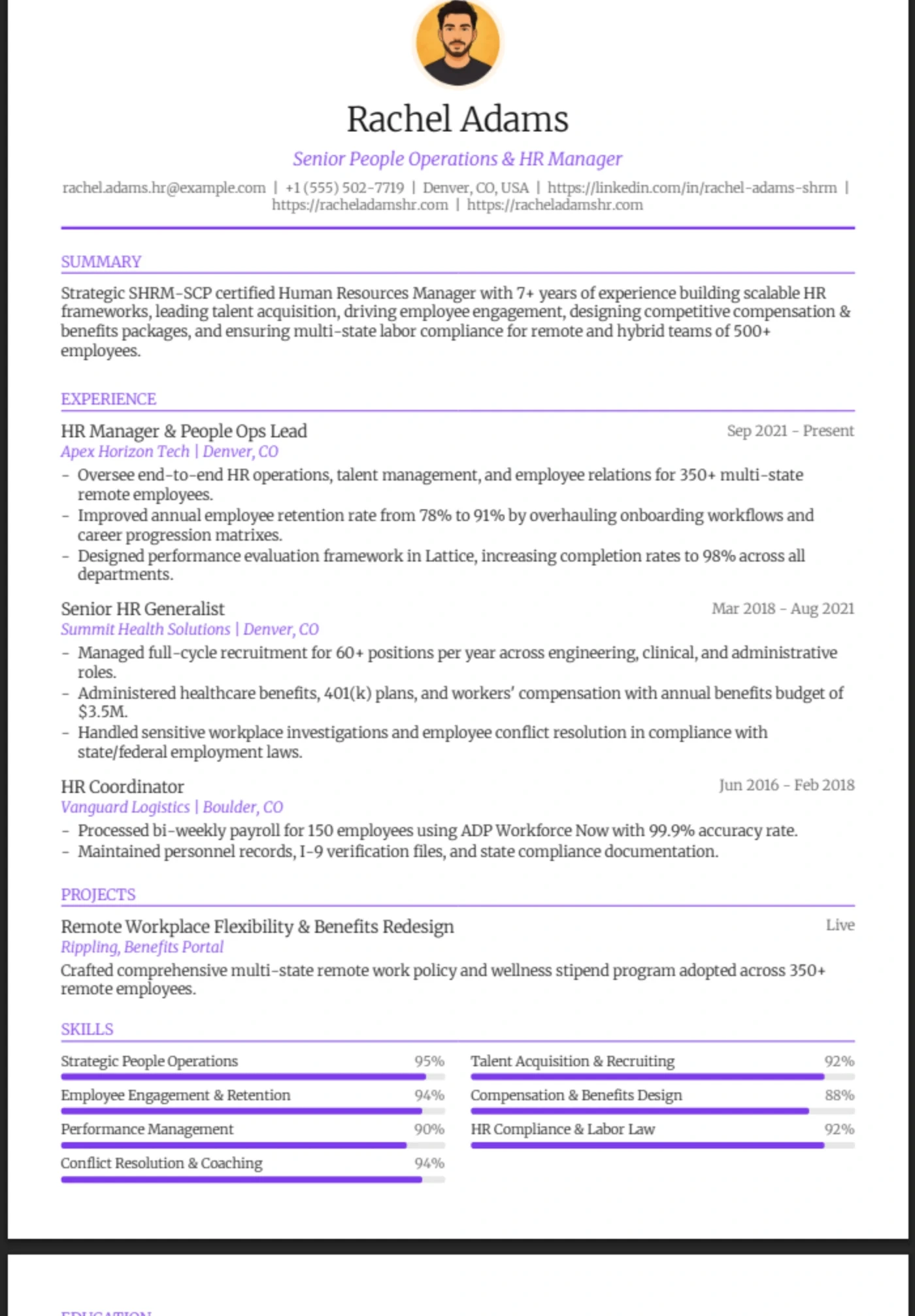 Classic — HR Manager