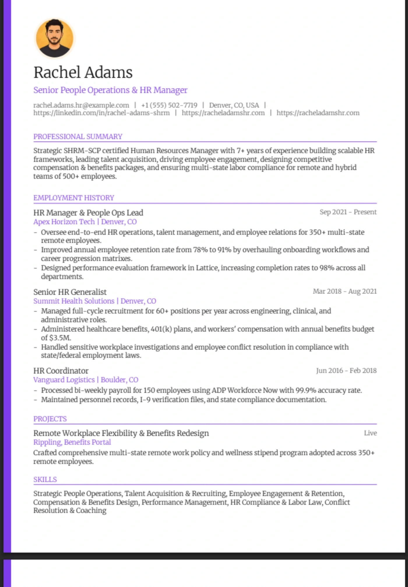 Nova — HR Manager