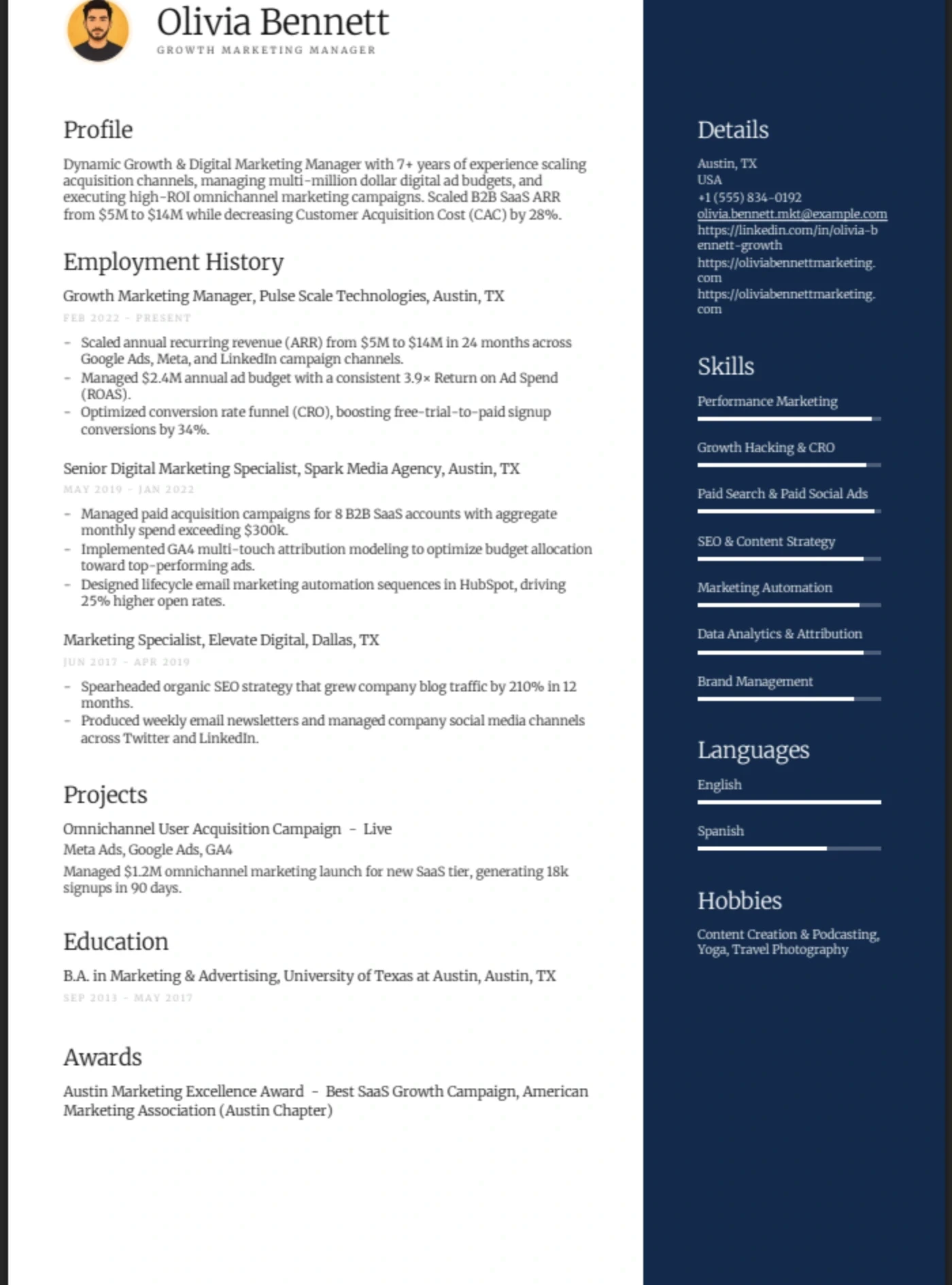 Maritime — Marketing Manager