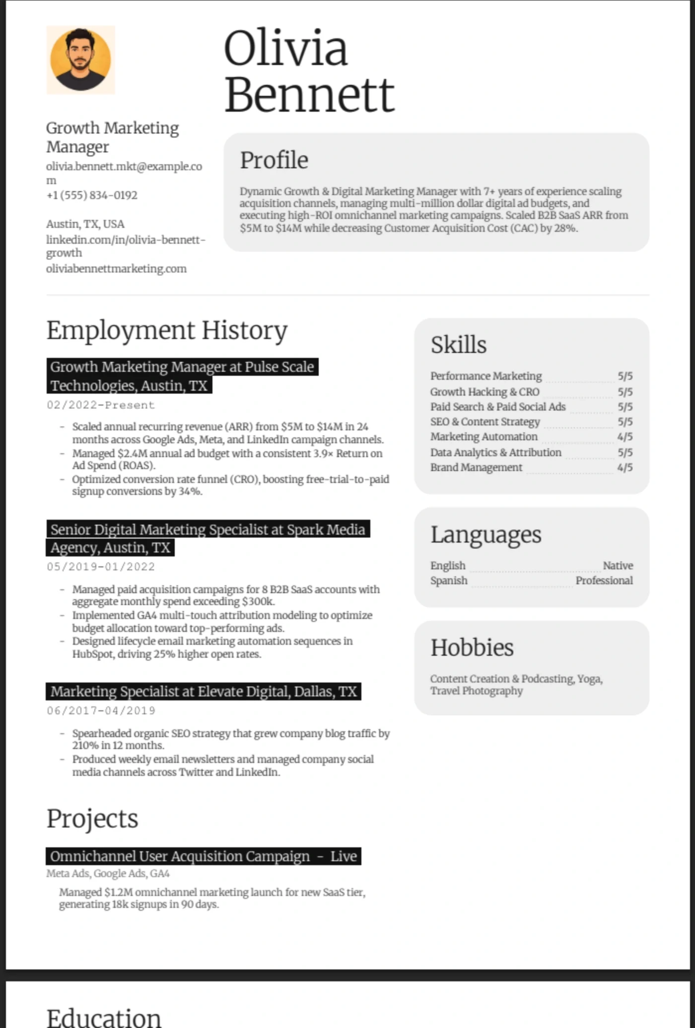 Modular — Marketing Manager