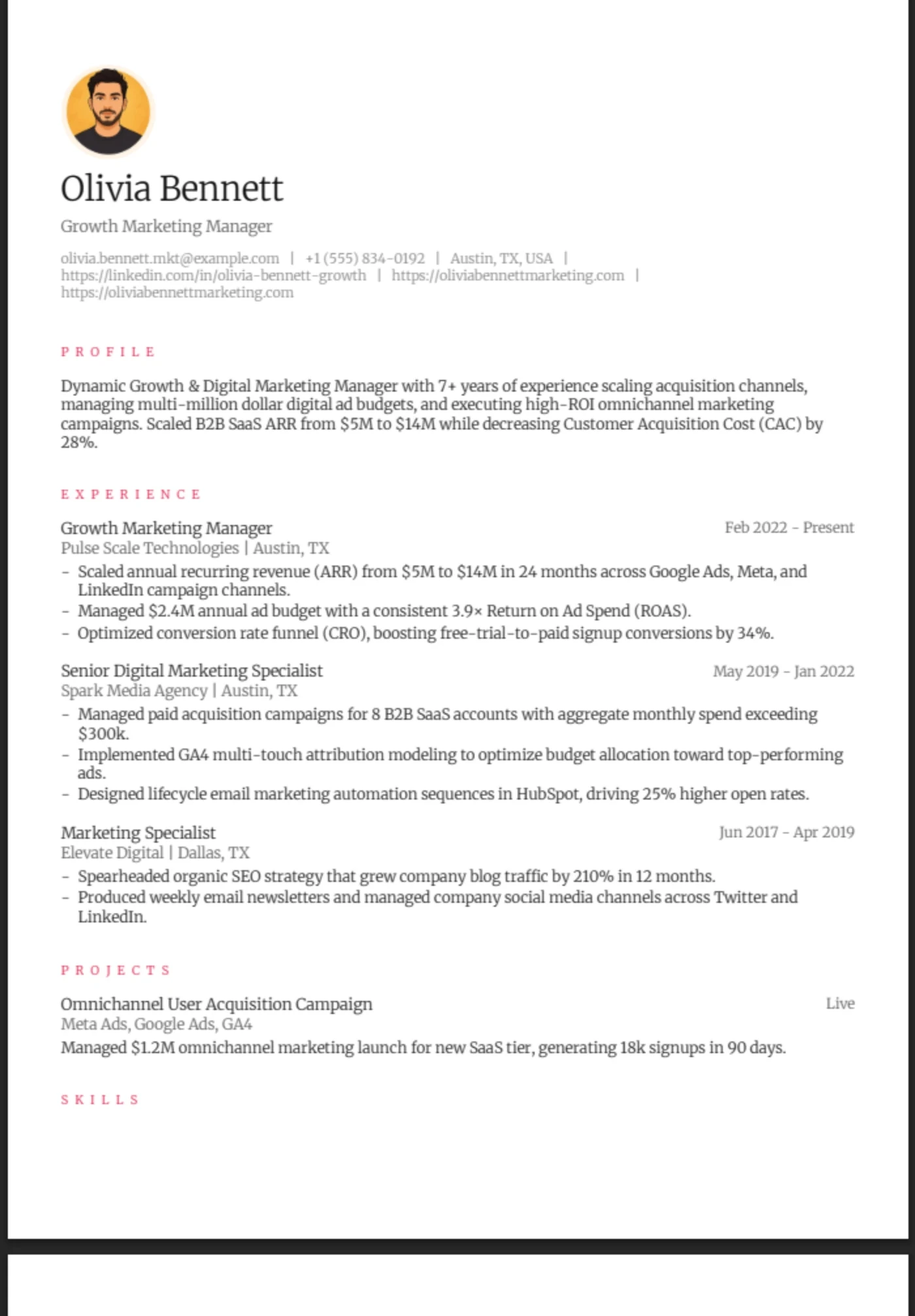 Zen — Marketing Manager