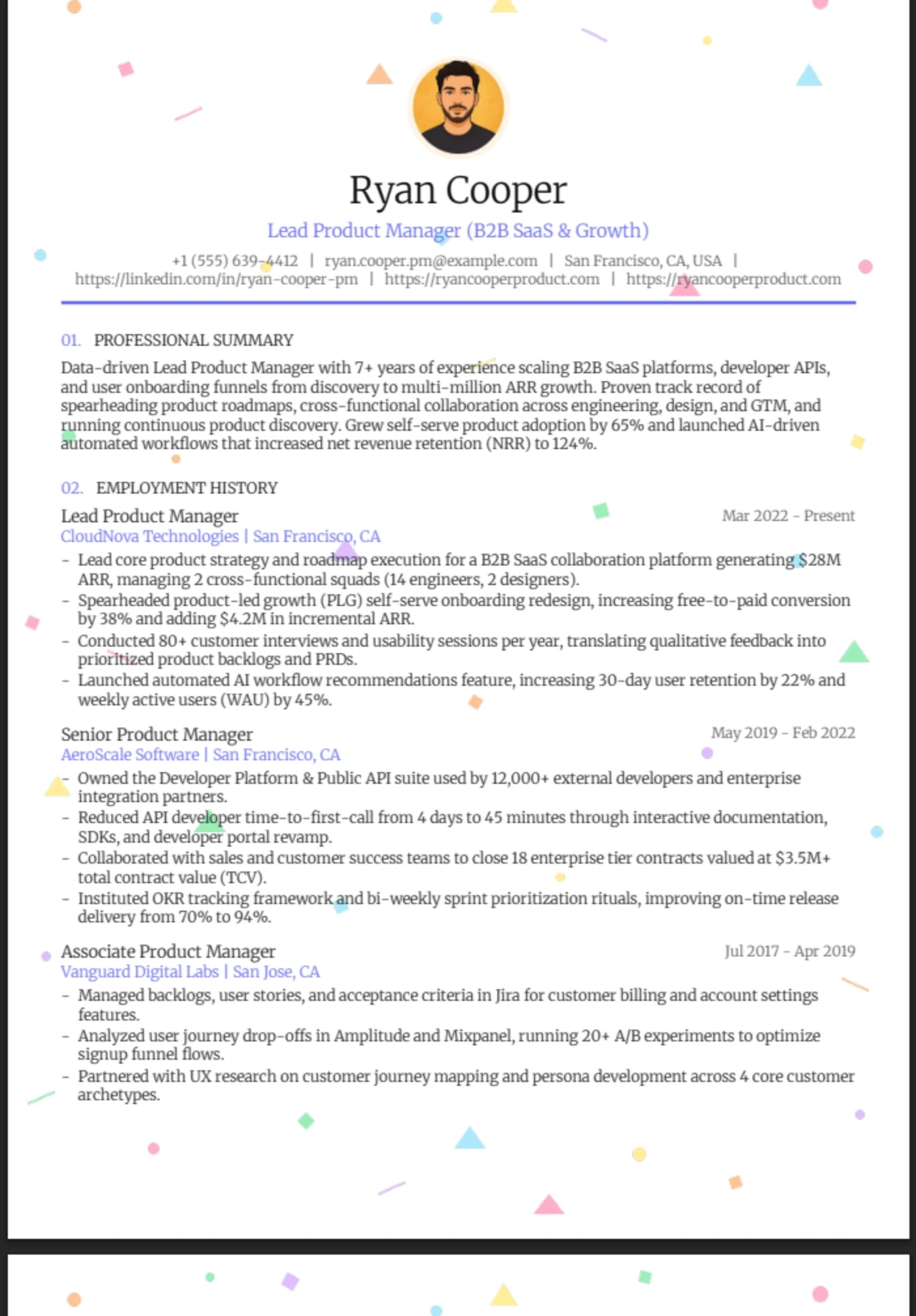 Confetti β Product Manager