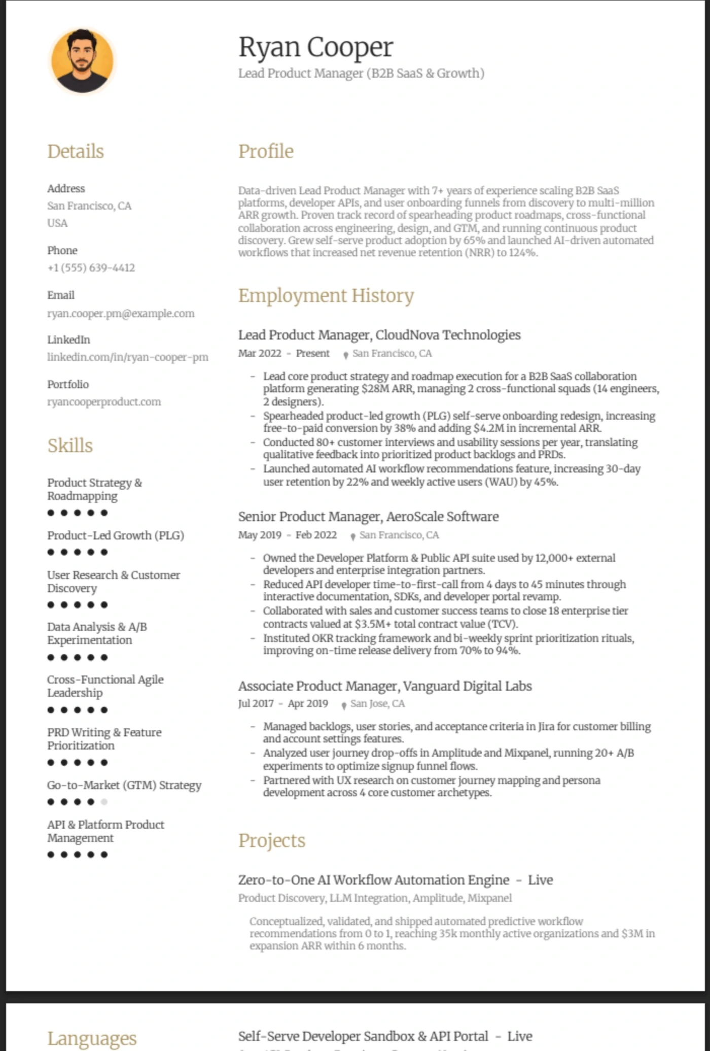 Champagne β Product Manager