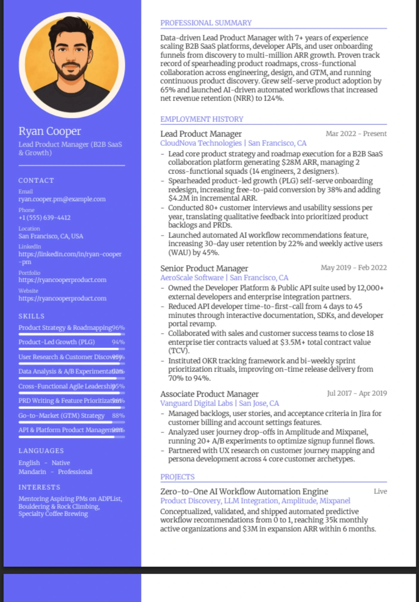 Modern — Product Manager