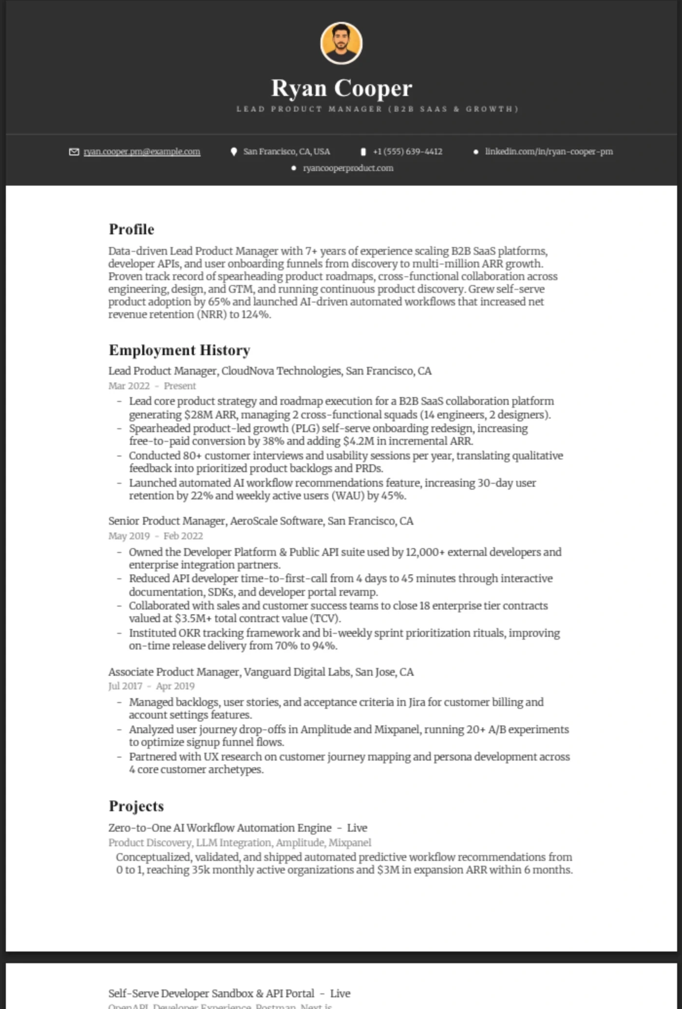 Charcoal β Product Manager