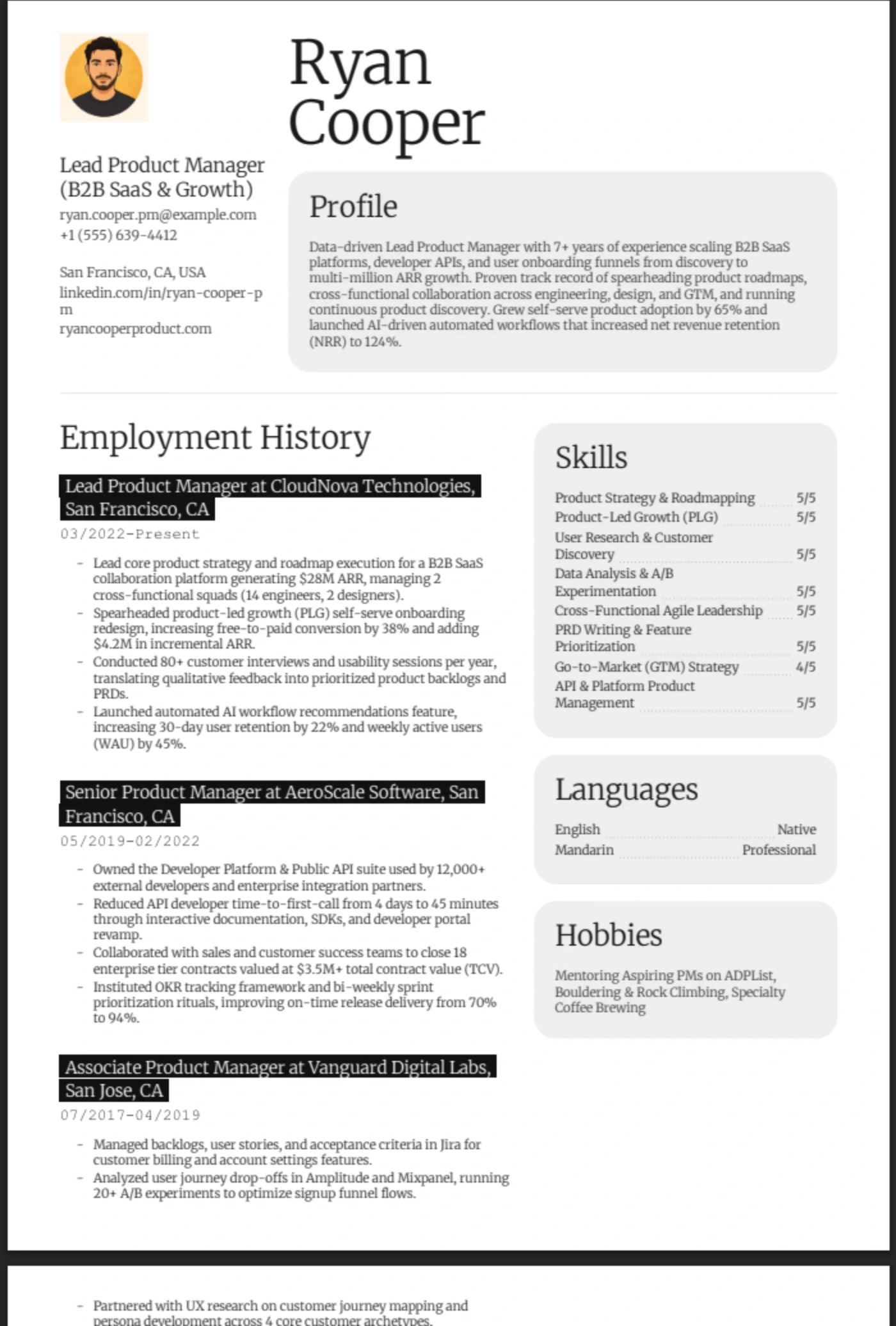 Modular β Product Manager