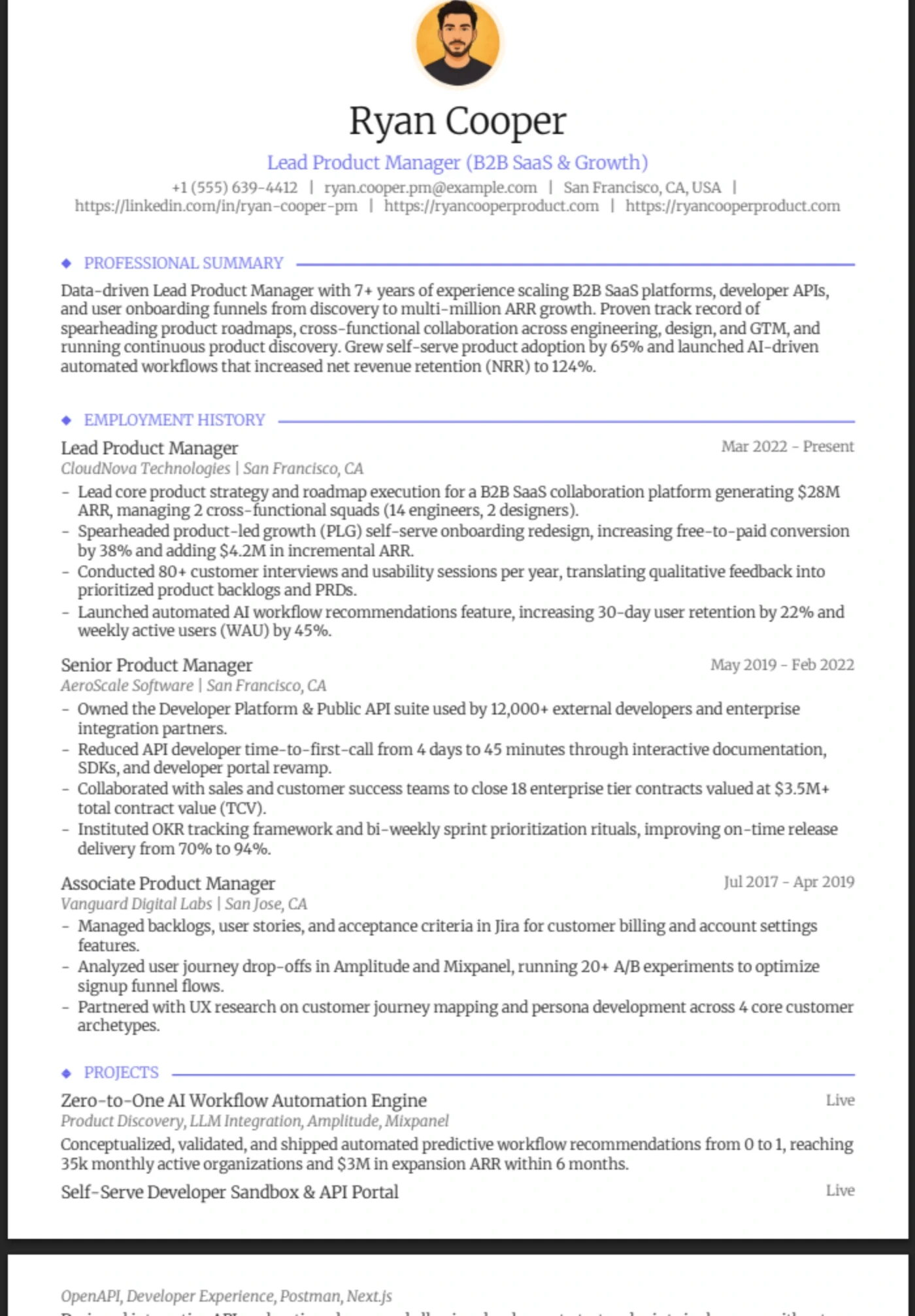 Traditional β Product Manager