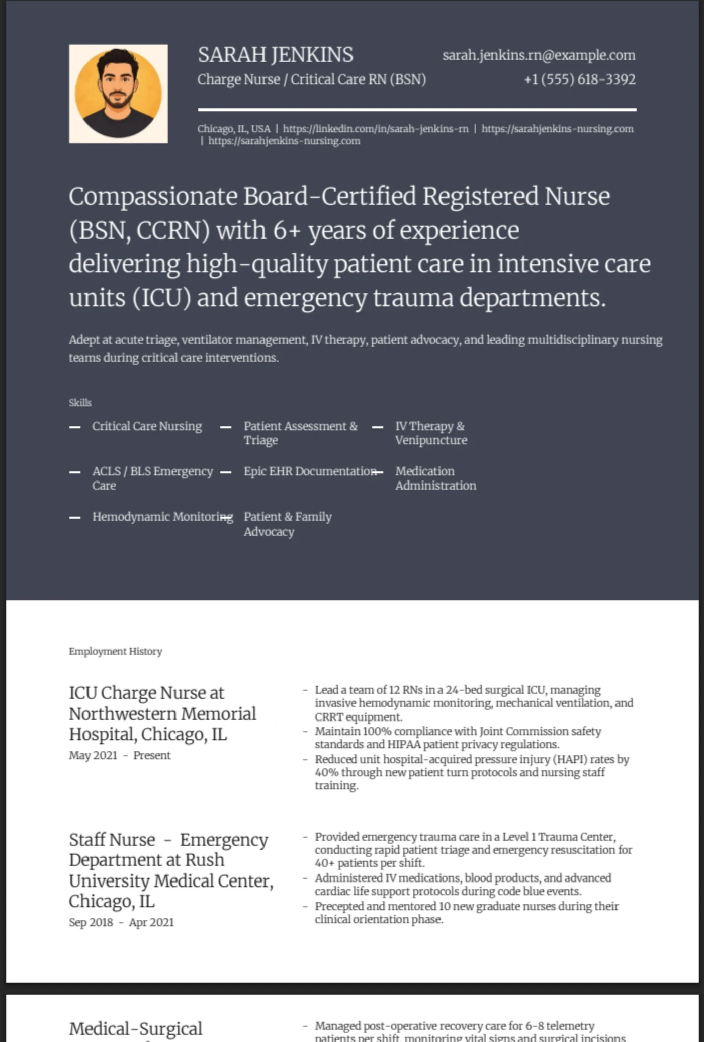 Statement — Registered Nurse