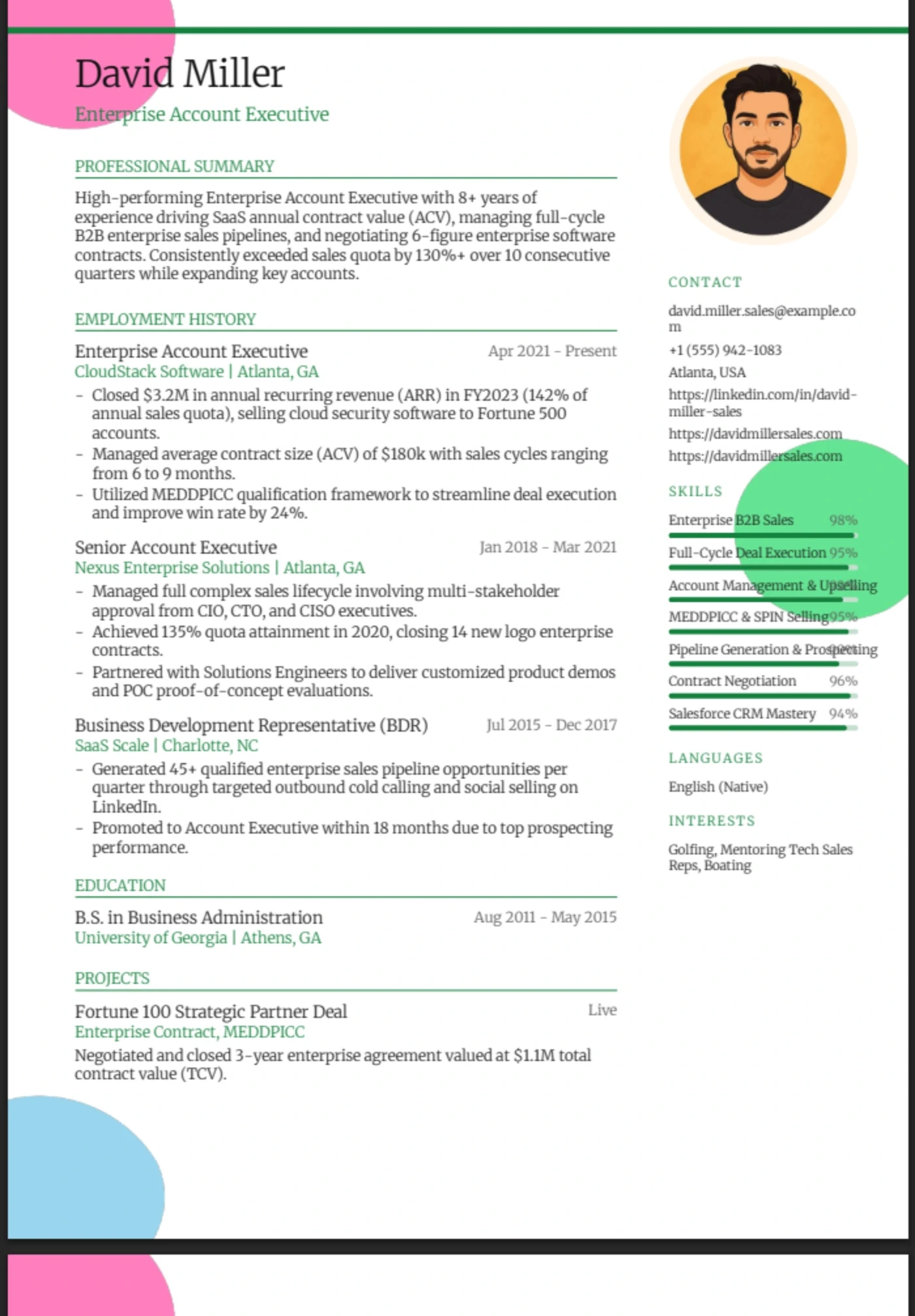 Color Splash β Sales Executive