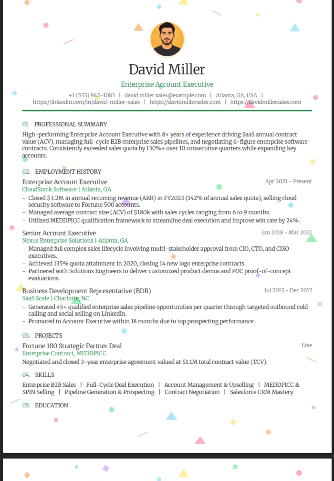 Confetti β Sales Executive