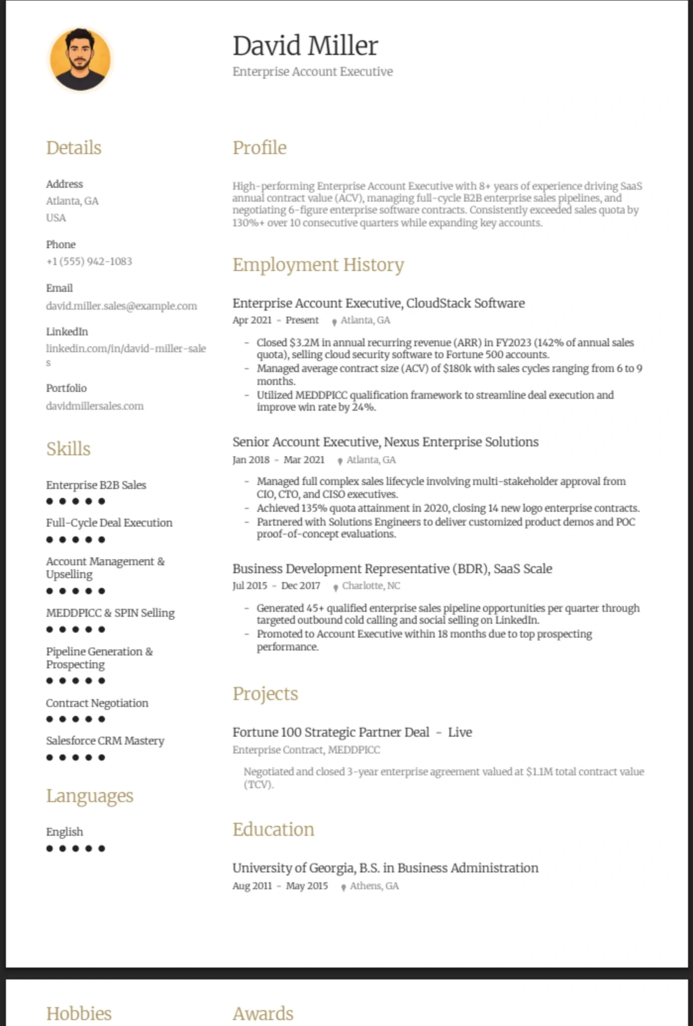 Champagne β Sales Executive