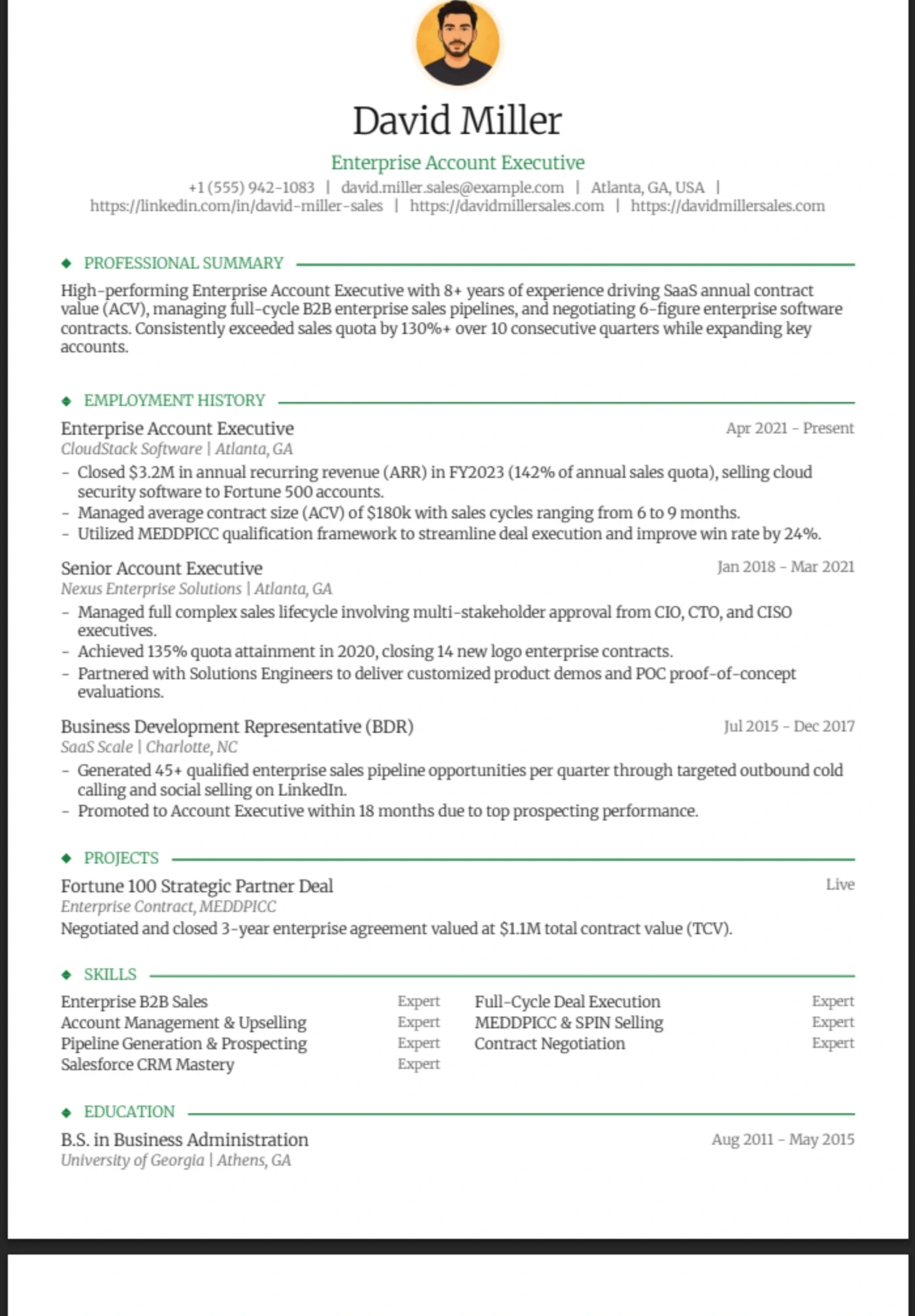 Traditional β Sales Executive