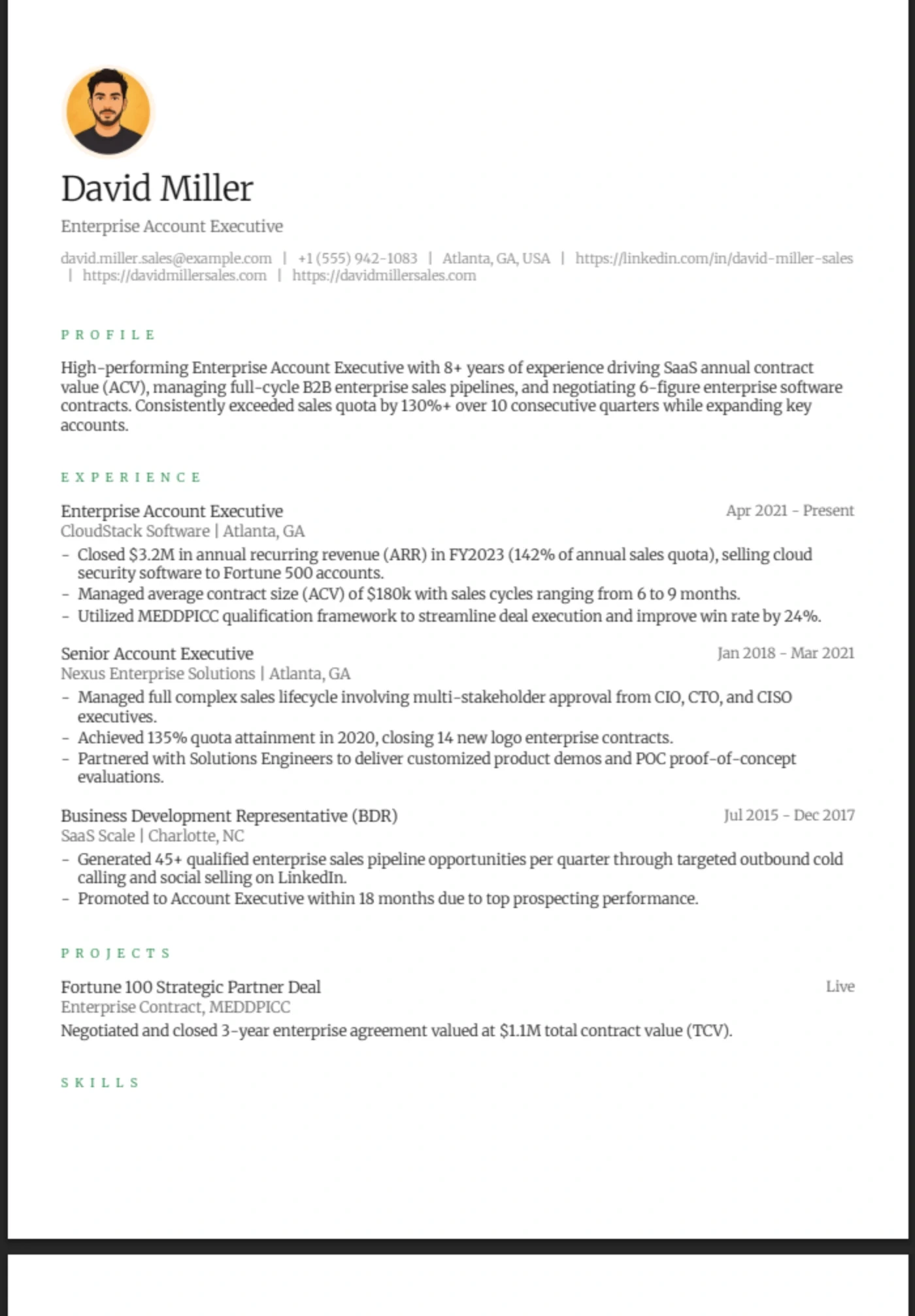 Zen β Sales Executive