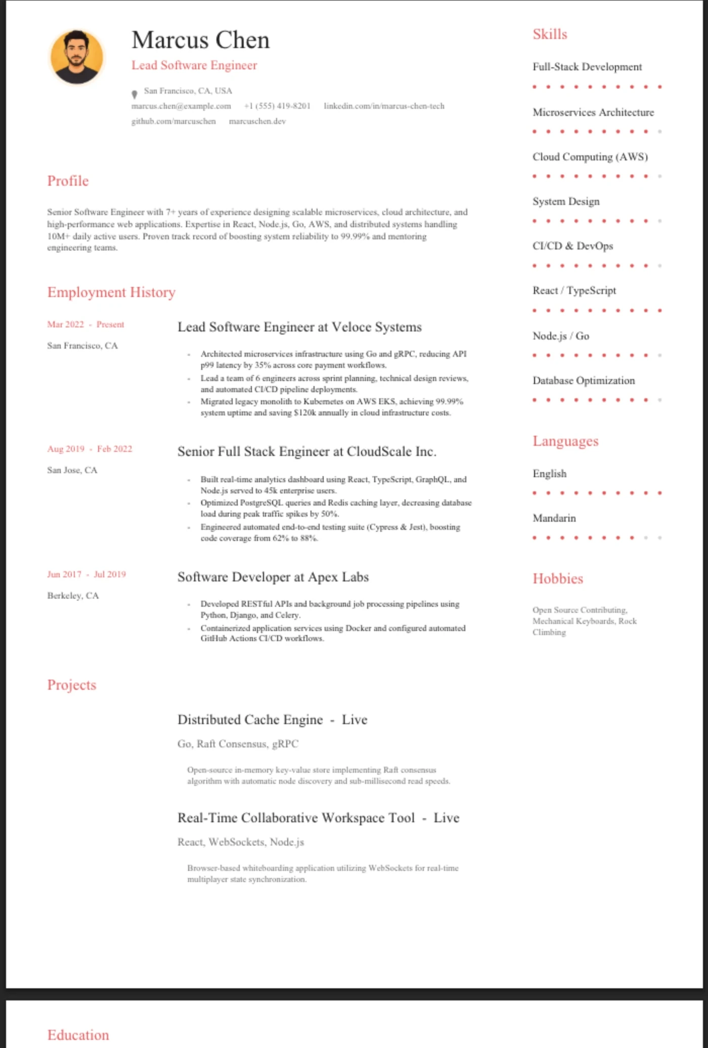 Coral β Software Engineer