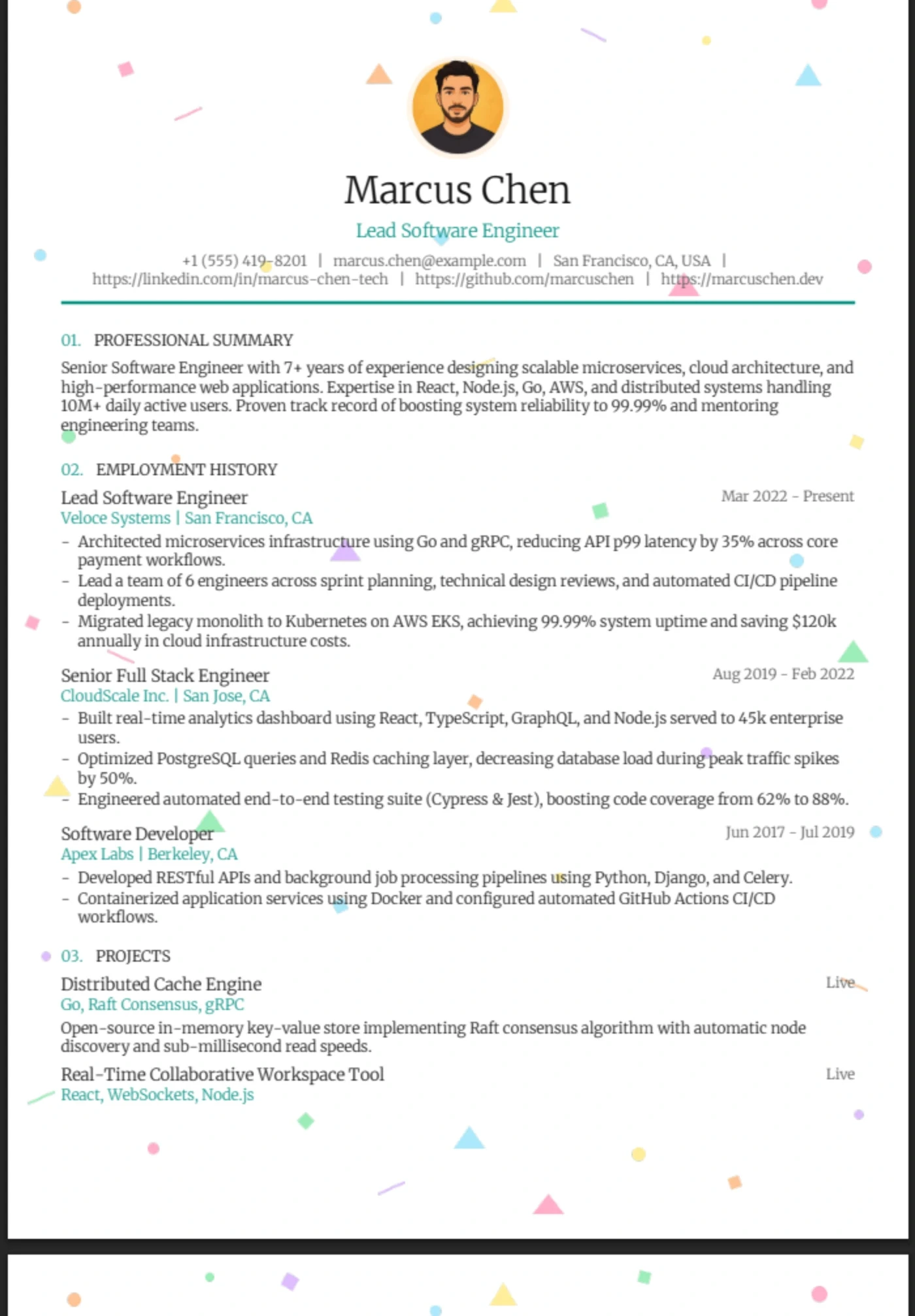 Confetti β Software Engineer