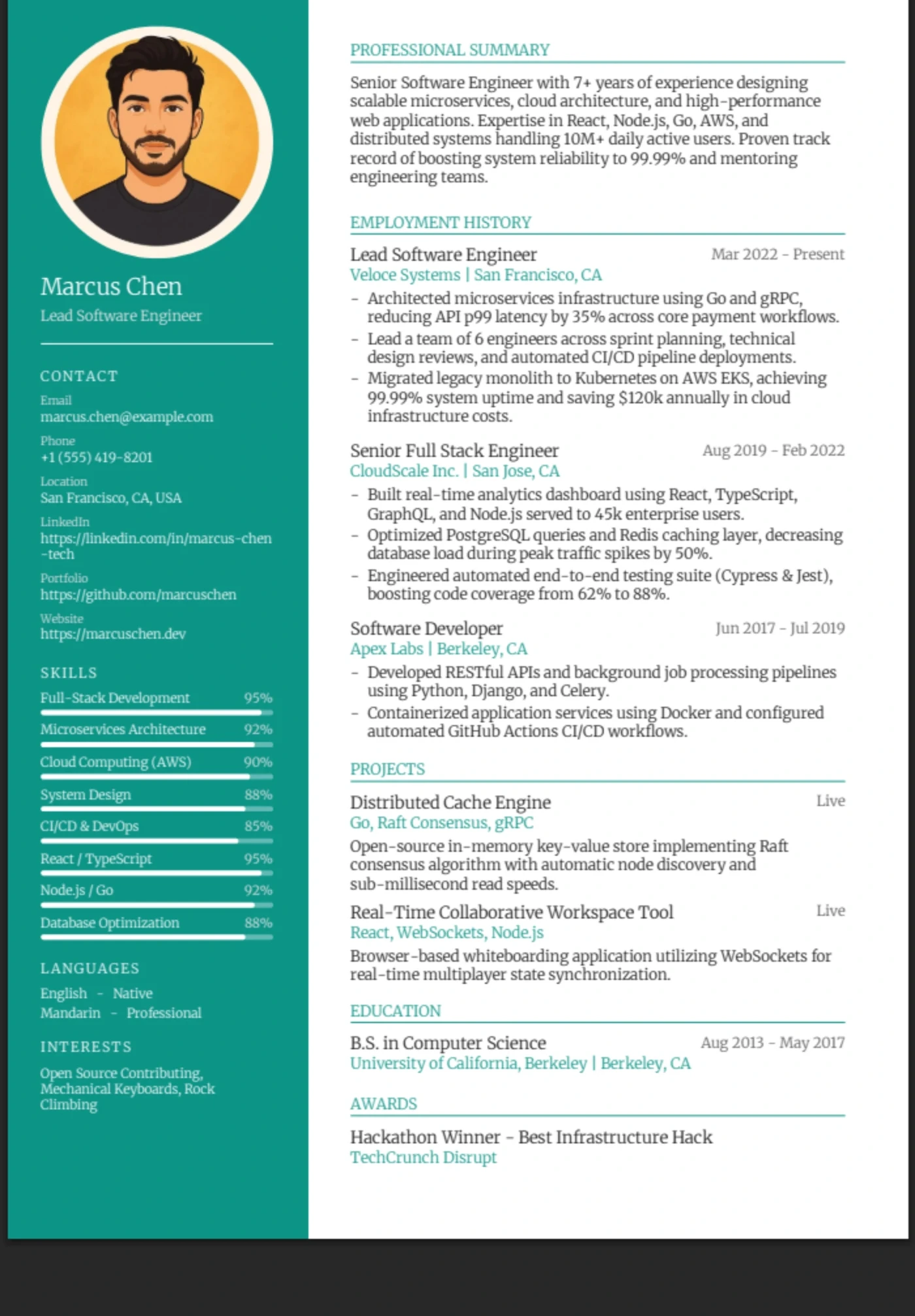 Modern — Software Engineer